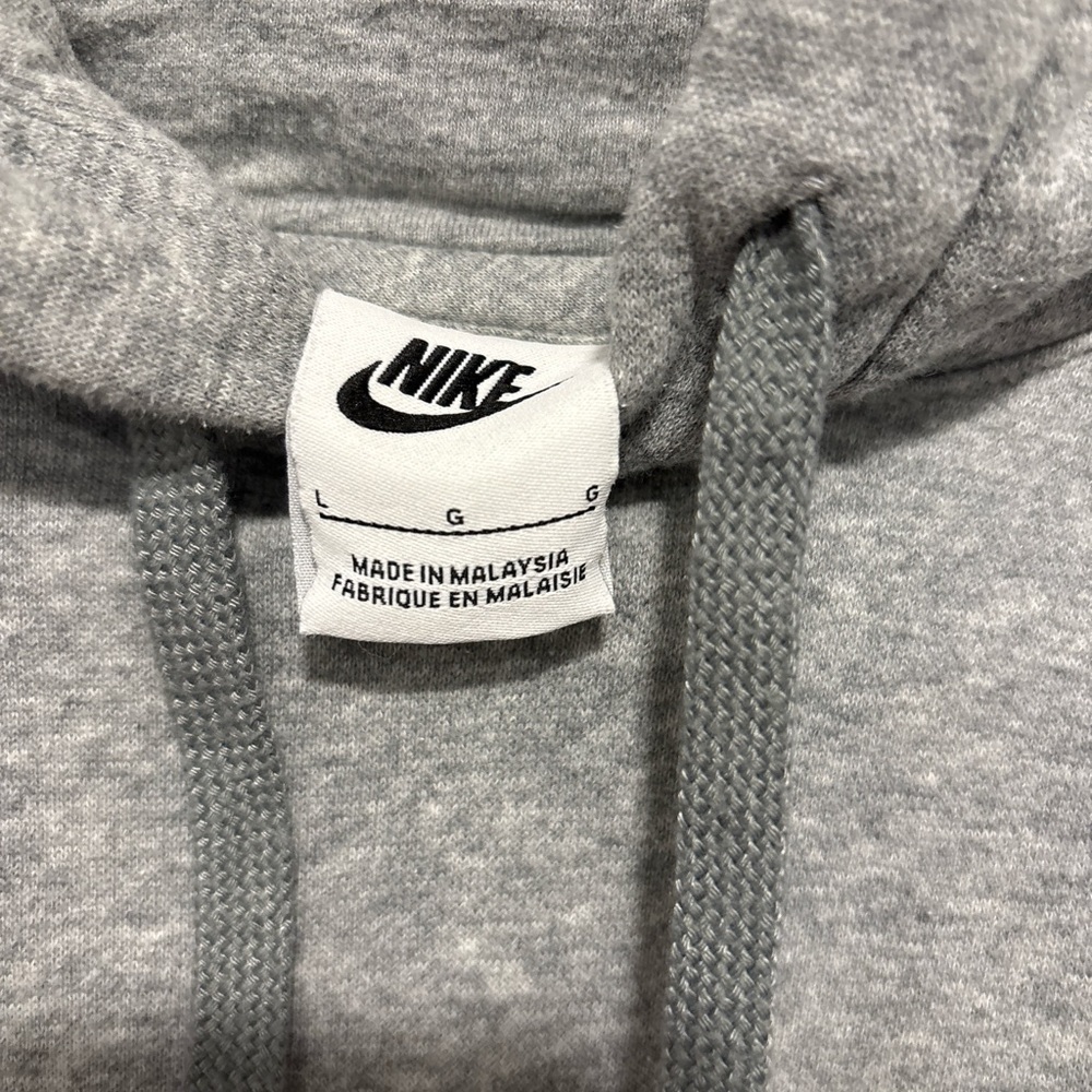 Nike volleyball Gray Hoodie with Red Graphic - Women’s Hoodie Sweatshirt - Picture 2 of 3